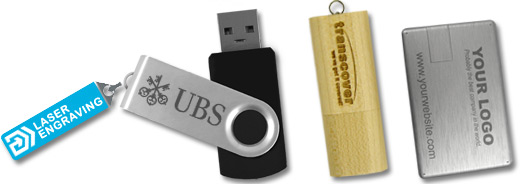 Laser gravering på USB Flash Drives
